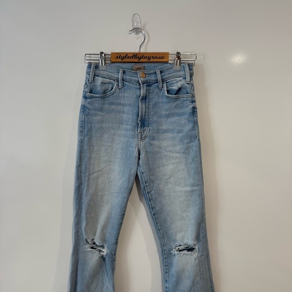 Mother Denim The Hustler Ankle Chew Jeans in Petal Pucker - Picture 8 of 13